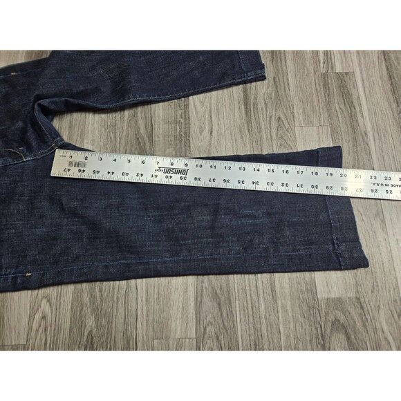 7 For All Mankind Womens Size 28 Distressed Embroidered Pockets Jeans Capris - Picture 12 of 14